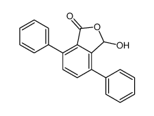 3-hydroxy-4,7-diphenyl-3H-2-benzofuran-1-one结构式