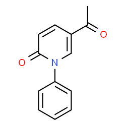 5-Acetyl-1-phenyl-2(1H)-pyridinone结构式