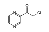 Ethanone, 2-chloro-1-pyrazinyl- (9CI) structure