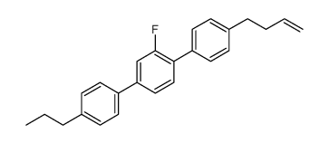 1,1':4',1''-Terphenyl, 4-(3-buten-1-yl)-2'-fluoro-4''-propyl- Structure