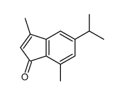 3,7-dimethyl-5-propan-2-ylinden-1-one结构式