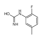 (2-fluoro-5-methylphenyl)urea Structure