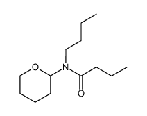 N-Butyl-N-(tetrahydropyranyl-(2))-buttersaeureamid Structure