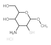 4-amino-2-(hydroxymethyl)-6-methoxy-5-sulfanyl-oxan-3-ol结构式