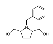 (1-BENZYLPYRROLIDINE-2,5-DIYL)DIMETHANOL结构式