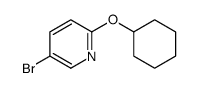 5-溴-2-(环己氧基)吡啶结构式