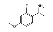 Benzenemethanamine, 2-fluoro-4-methoxy-α-methyl-结构式