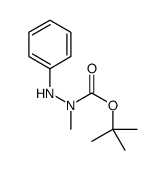 tert-butyl N-anilino-N-methylcarbamate Structure