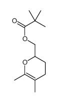 3,4-dihydro-α,α,2,5,6-pentamethyl-2H-pyran-2-methyl acetate Structure