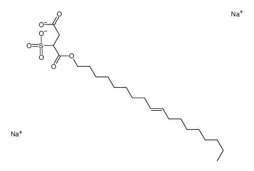 disodium (Z)-1-(octadec-9-enyl) 2-sulphonatosuccinate Structure