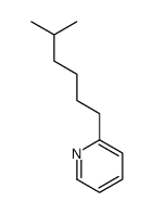 2-(5-methylhexyl)pyridine结构式