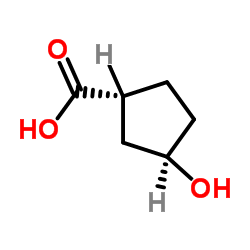 (1R,3R)-3-Hydroxycyclopentanecarboxylic acid picture