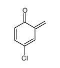 4-chloro-6-methylidenecyclohexa-2,4-dien-1-one Structure