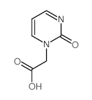 (2-羰基嘧啶-1(2H)-基)乙酸结构式