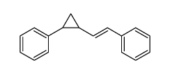 2-(2-phenylcyclopropyl)ethenylbenzene Structure