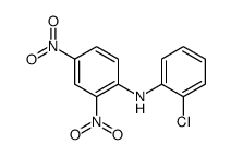 Benzenamine, N-(2-chlorophenyl)-2,4-dinitro- structure