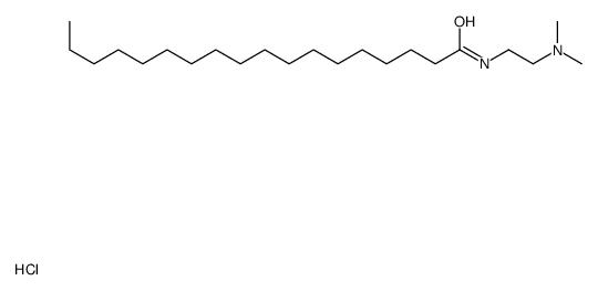 N-[2-(dimethylamino)ethyl]stearamide monohydrochloride Structure