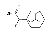 2-(adamantan-1-yl)-2-iodoacetyl chloride结构式