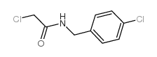 2-chloro-N-[(4-chlorophenyl)methyl]acetamide Structure