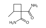 2-methyl-cyclobutane-1,1-dicarboxylic acid diamide Structure