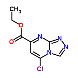 5-氯[1,2,4]噻唑并[4,3-a]嘧啶-7-羧酸乙酯结构式