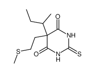 5-sec-butyl-5-(2-methylsulfanyl-ethyl)-2-thio-barbituric acid Structure