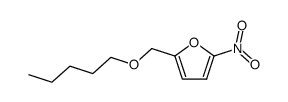 2-nitro-5-pentyloxymethyl-furan Structure