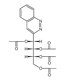 1,2,3,4-tetraacetoxy-1-cinnolin-3-yl-butane Structure
