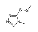 1-methyl-5-(methyldithio)-1H-tetrazole结构式