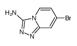 7-bromo-[1,2,4]triazolo[4,3-a]pyridin-3-amine结构式
