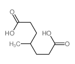 Heptanedioic acid,4-methyl- structure