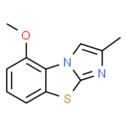5-METHOXY-2-METHYLIMIDAZO[2,1-B]BENZOTHIAZOLE结构式