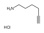 hex-5-yn-1-amine hydrochloride Structure