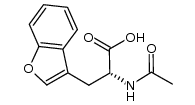 D-2-acetamido-3-(benzofuran-3-yl)propanoic acid Structure