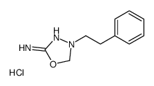 5-Imino-3-phenylethyl-1,2,3-oxadiazolidine hydrochloride Structure