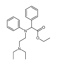 ethyl 2-[N-[2-(diethylamino)ethyl]anilino]-2-phenylacetate Structure