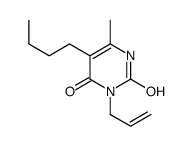 5-butyl-6-methyl-3-prop-2-enyl-1H-pyrimidine-2,4-dione Structure