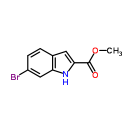 6-溴吲哚-2-羧酸乙酯结构式