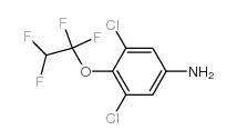 3,5-二氯-4-(1,1,2,2-四氟乙氧基)结构式