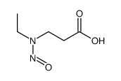 3-[ethyl(nitroso)amino]propanoic acid结构式