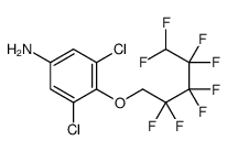 3,5-dichloro-4-(2,2,3,3,4,4,5,5-octafluoropentoxy)aniline Structure