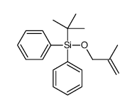 tert-butyl-(2-methylprop-2-enoxy)-diphenylsilane结构式