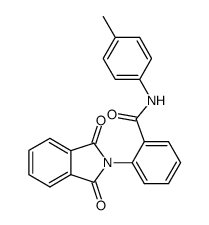 2-(1,3-Dioxo-1,3-dihydro-isoindol-2-yl)-N-p-tolyl-benzamide Structure