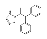 5-(1,1-diphenylpropan-2-yl)-1H-imidazole结构式