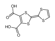 2-(1,3-dithiol-2-ylidene)-1,3-dithiole-4,5-dicarboxylic acid结构式