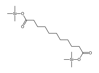1,11-Undecanedioic acid, di(trimethylsilyl) ester structure