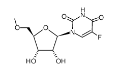 5'-O-methyl-5-fluorouridine结构式