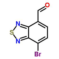 7-溴-2,1,3-苯并噻二唑-4-甲醛结构式
