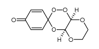 spiro[2.3.5.7.10-pentaoxabicyclo[4.4.0]decane-4,1'-cyclohexa-2',5'-dien-4'-one]结构式