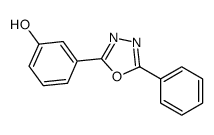 3-(5-phenyl-1,3,4-oxadiazol-2-yl)phenol结构式